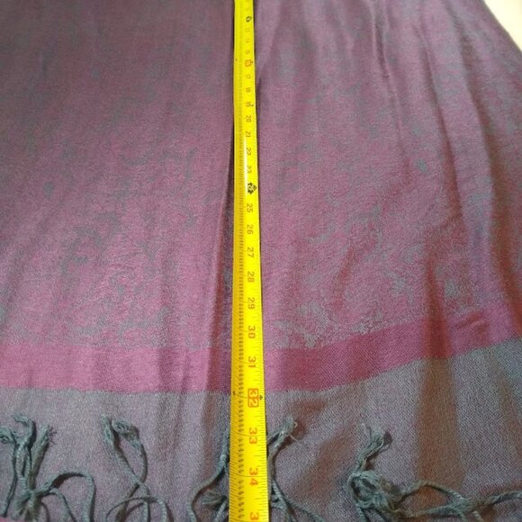 PASHMINA  long  pashmina  &  silk  scarf/wrap/shawl/coverup - Picture 8 of 12